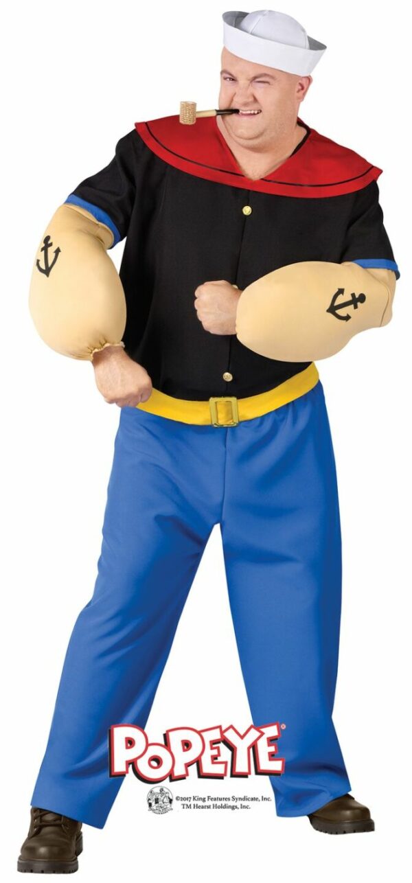Popeye Adult Plus Size Costume
