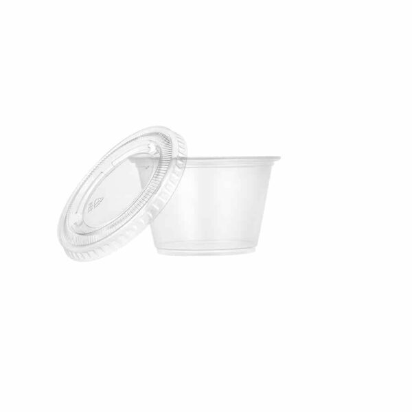 4Oz Clear Plastic Portion Cups 16CT - Party WOW