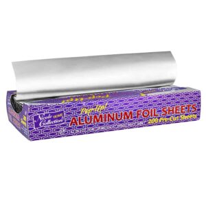 10.75"x12" Aluminum Foil Squares 200pcs