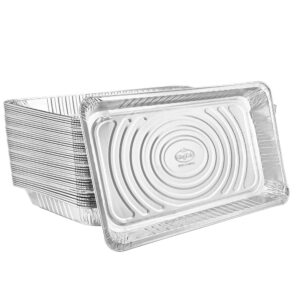 Full Size Med Aluminum Pan 20.75" L X 12.8" W X 2.15" D