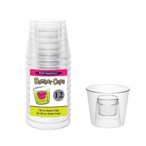 4oz Bomber Cups 12CT Clear