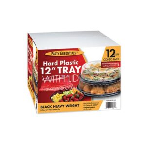 12" Tray with Lid 12CT