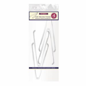 6.5" Serving Tongs 4CT