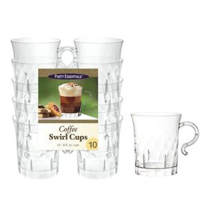 8oz Swirl Coffee Cups 10CT