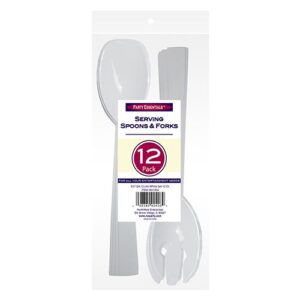 9.5" Serving Fork/Spoon 12CT