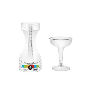 4oz Champagne Glasses 4CT