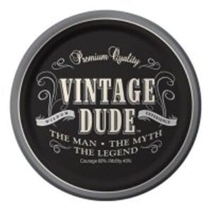 Vintage Dude 9" Plates 8CT