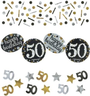 Sparkling Celebration "50" Confetti 1.2oz
