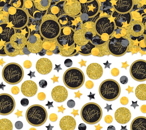 Sparkle Gold Birthday Paper & Foil Confetti 2.5oz
