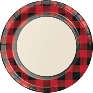 9" Buffalo Plaid Dinner Plates 8CT