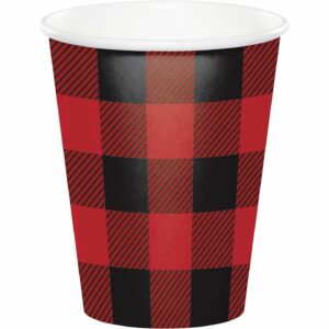 9oz Buffalo Plaid Hot/cold Cups 8CT