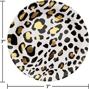 7" Leopard Plates 8CT