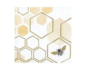5" Honeycomb Beverage Napkins 16CT
