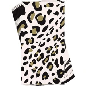 4"x8" Leopard Paper Guest Towels 16CT