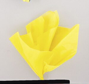 10 Yellow Tissue Sheets