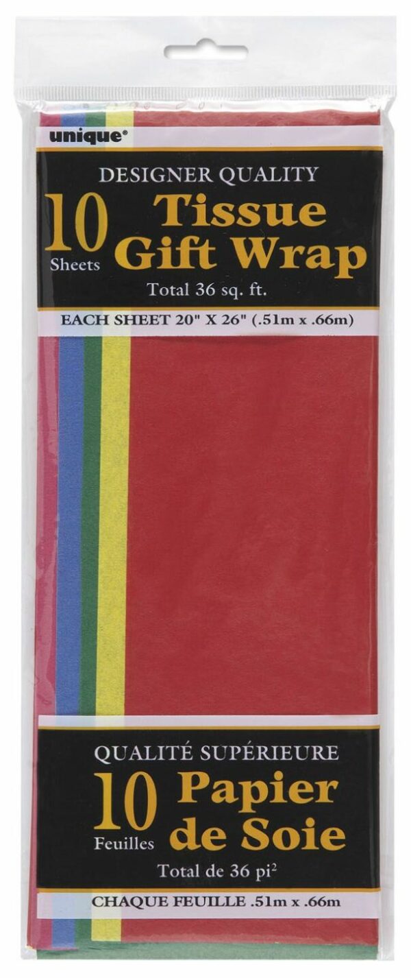 10 Assorted Tissue Sheets