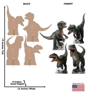Jurassic World Blue Mini Set Cardboard Standup Cutouts 4PC