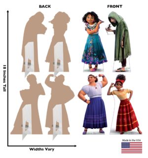 Encanto Mini Set Cardboard Standup Cutouts 4PC