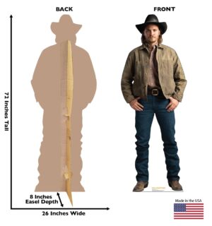 Yellowstone Kayce Life-Size Cardboard Standup Cutout 72"x26"x8"