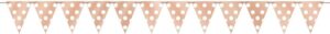 Large Paper Pennant Banner Dots 20'