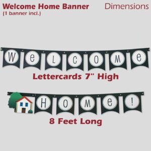 Welcome Home Banner 8'