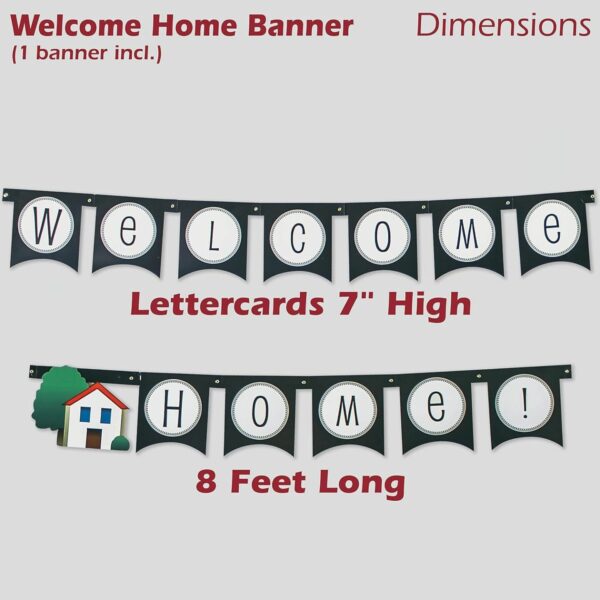 Welcome Home Banner 8'