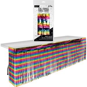 Foil Fringe Table Skirt 9'X2.4'