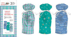 Pull String Bottle Bags 3CT