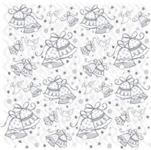 Wedding Bells Value Giftwrp 30"x5'