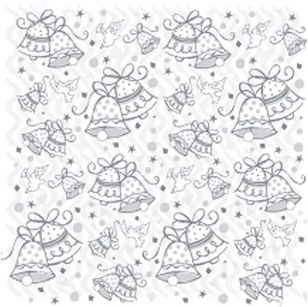Wedding Bells Value Giftwrp 30"x5'