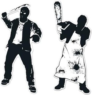 Psycho Silhouettes 2pcs 18"