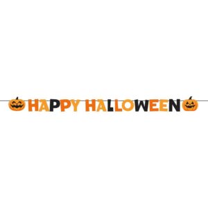 Happy Halloween Ribbon Banner 9FT