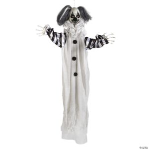 Hanging Black & White Clown Prop 43.5"