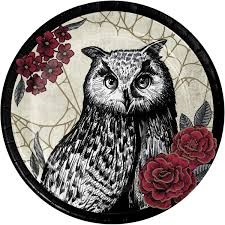 7" Creepy Characters Plate 8CT