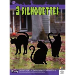 Black Cat Yard Silhouettes 16"
