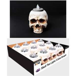Skull Resin Tea Lights 3.5"