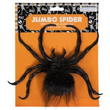 Jumbo Hairy Spider w/Suction Cup 7.5"