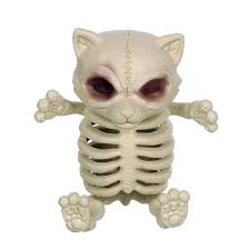 Teddy Bone Body Cat Skeleton 5.5"