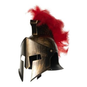 Roman Helmet W/feathers