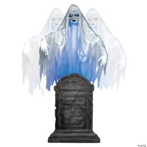 Standing Ghost Woman Over Grave 6FT