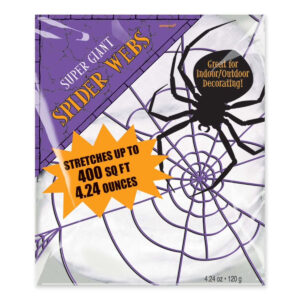 White Stretch Spider Webs