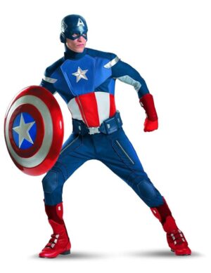 Captain American Muscle Adult Costume