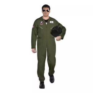 Maverick Flight Suit Plus Size Adilt Costume