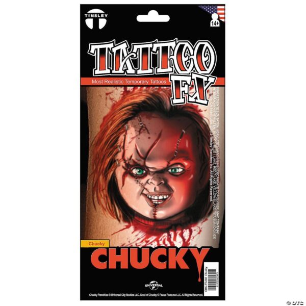 Chucky Tattoo "Wanna Play"
