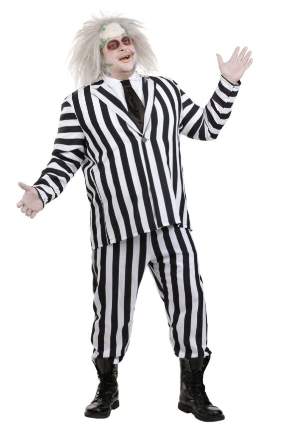 Beetlejuice Plus Size Adult Costume