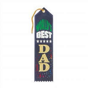 World's Best Dad Award Ribbon