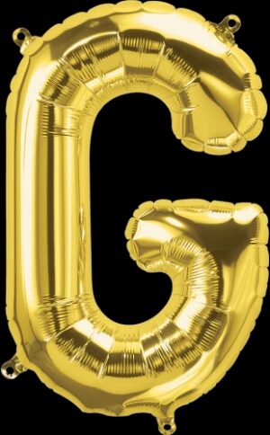 16" Gold Letter Balloon