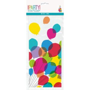 Balloon & Rainbow Birthday Cello Bags 20CT