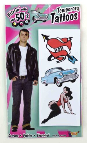 50's Tattoos 6" X 9"