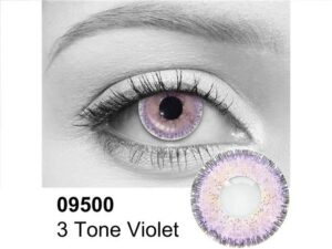 3 Tone Violet Theatrical Contacts